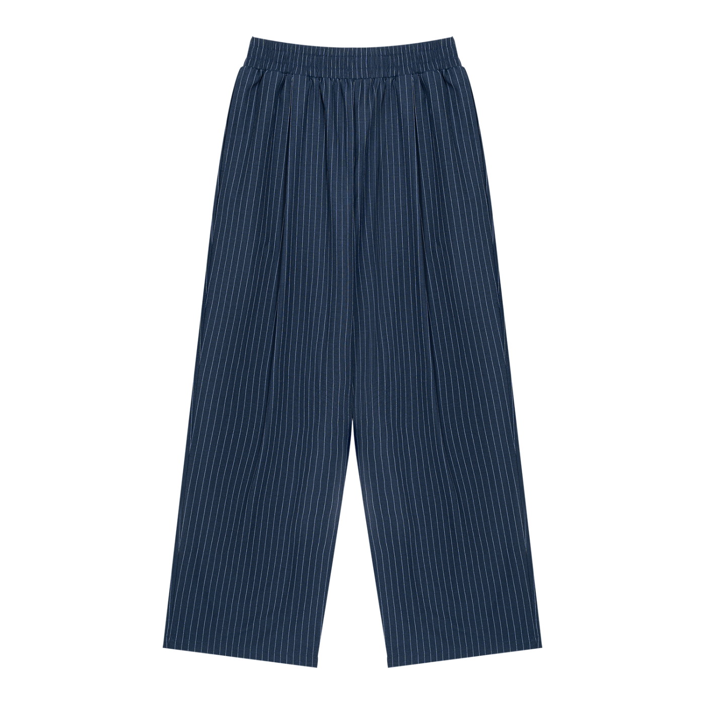 OST Navy Blue Pinstripe Relaxed Pant