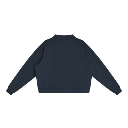 Osterville Polka Dot Mock Neck