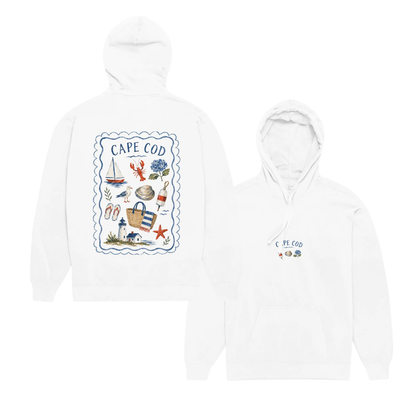 Cape Cod Painted Hoodie, Comfort Colors