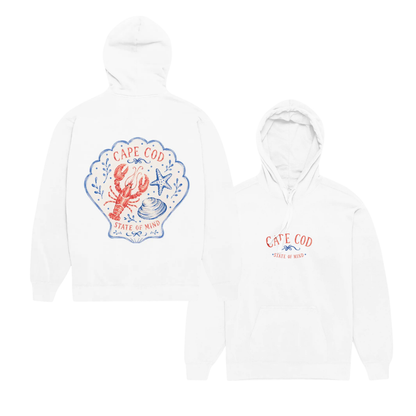 Cape Cod Painted Shell Hoodie