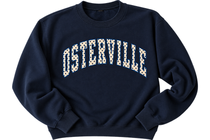 Osterville Embroidered Polka Dot Crewneck