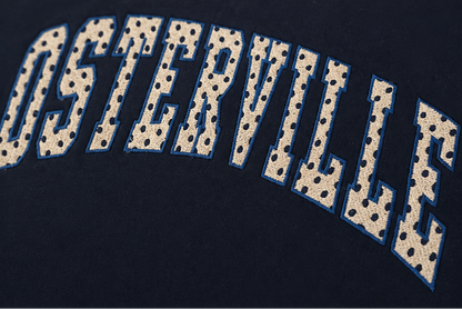 Osterville Embroidered Polka Dot Crewneck