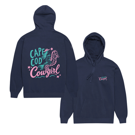 Cape Cod Cowgirl Comfort Colors Hoodie