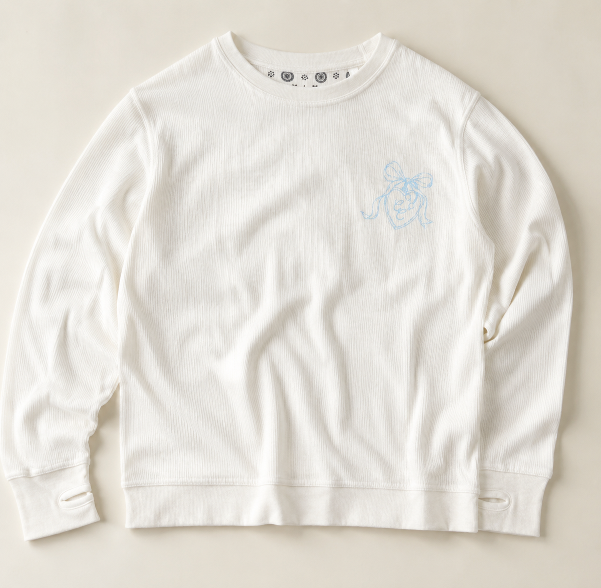 With Love, the Cape Locket Corded Sweatshirt