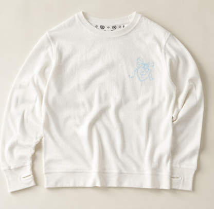 With Love, the Cape Locket Corded Sweatshirt