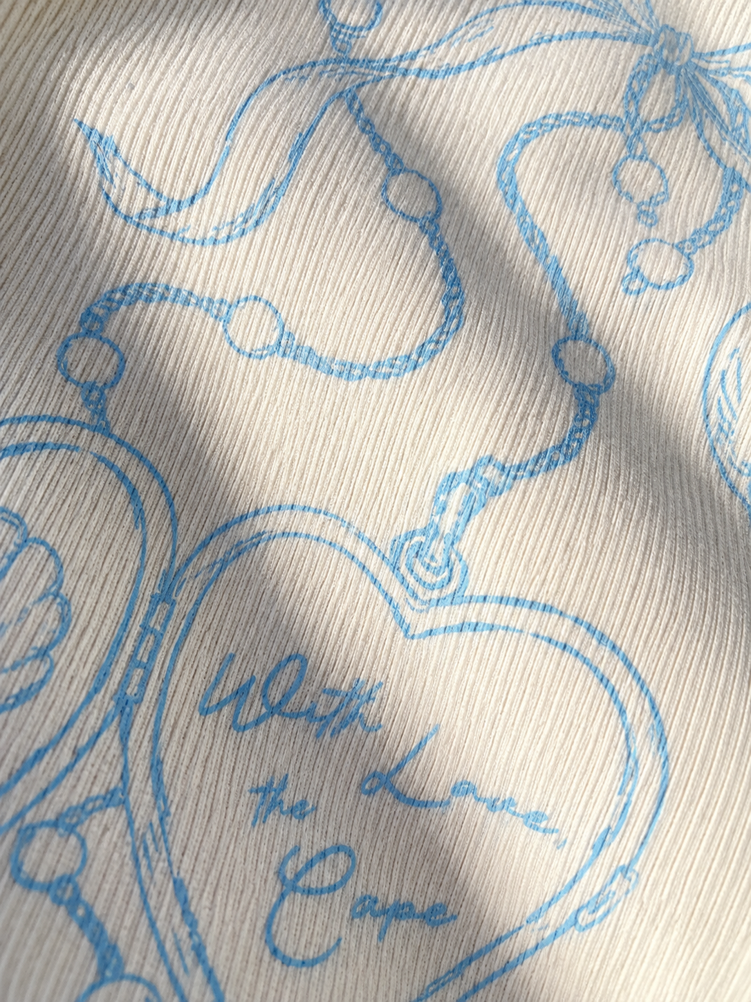 With Love, the Cape Locket Corded Sweatshirt