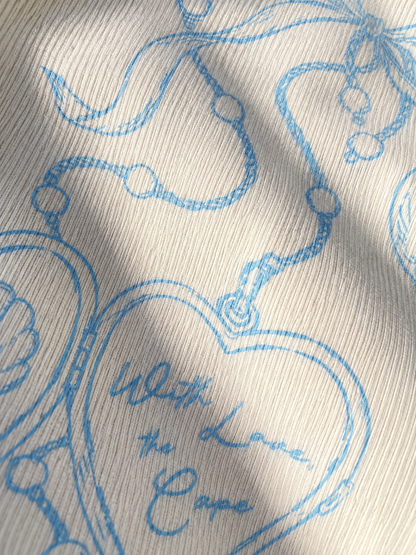 With Love, the Cape Locket Corded Sweatshirt