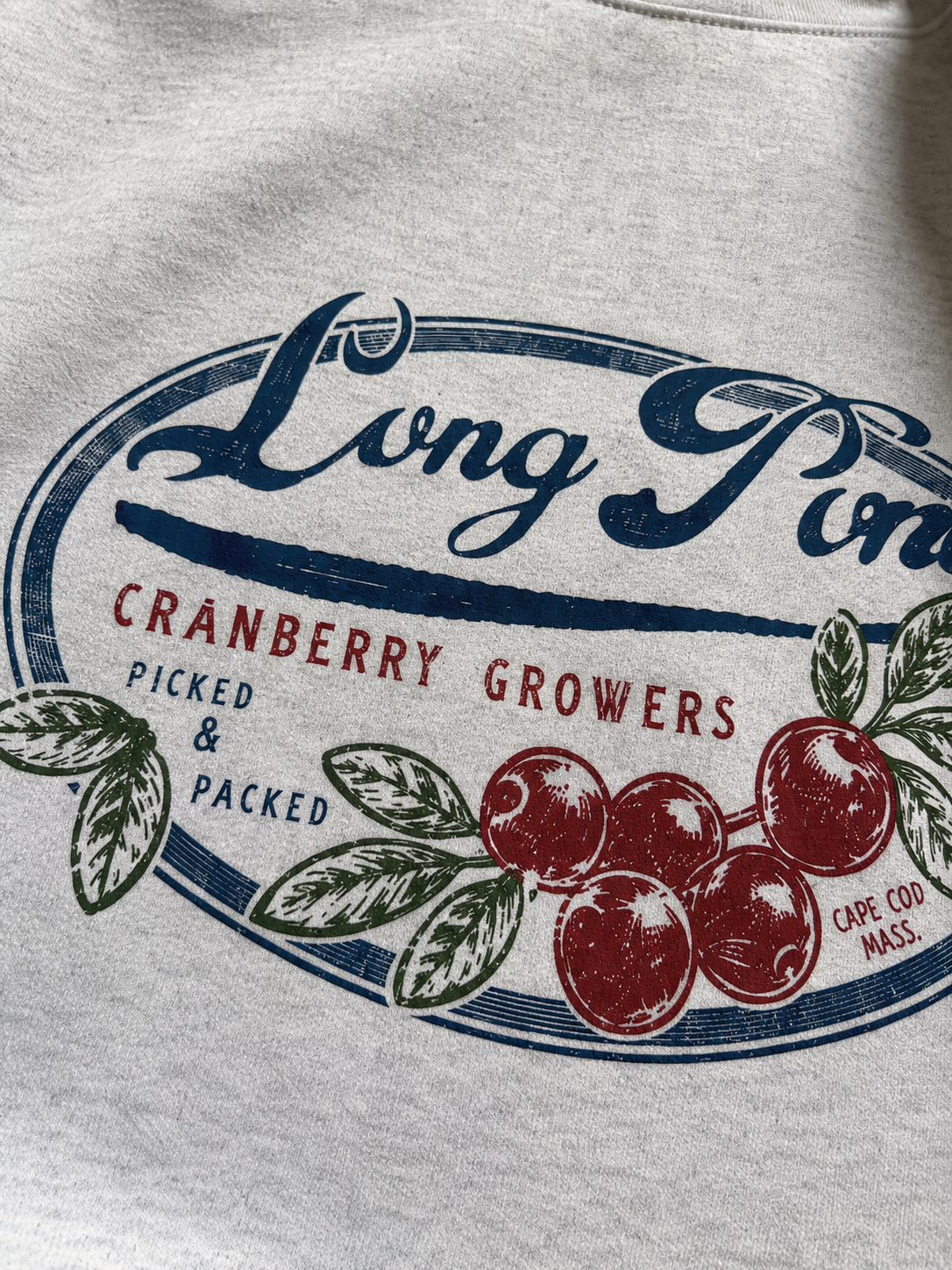 Long Pond Cranberry Growers Heather Crewneck