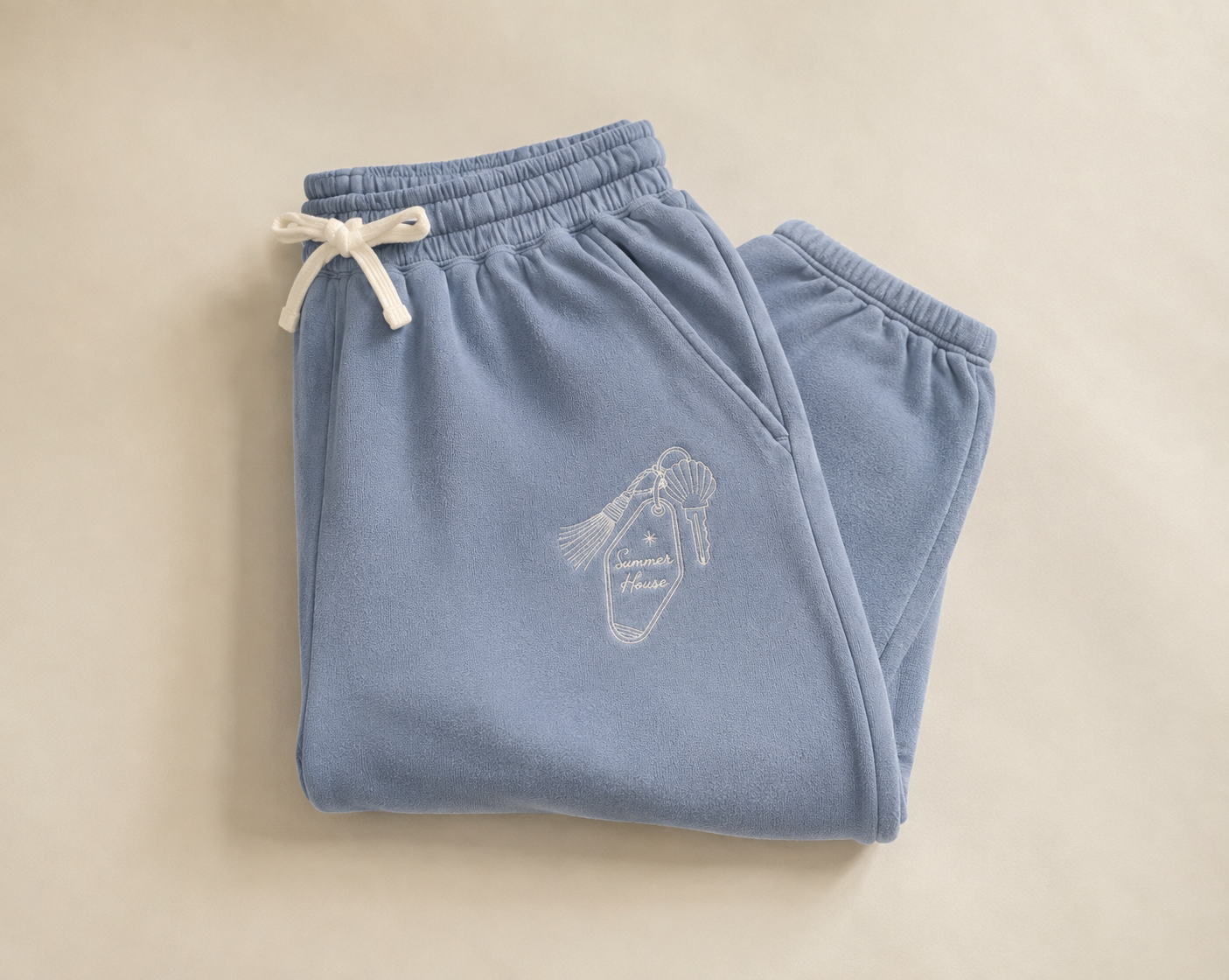Summer House Embroidered Sweatpants