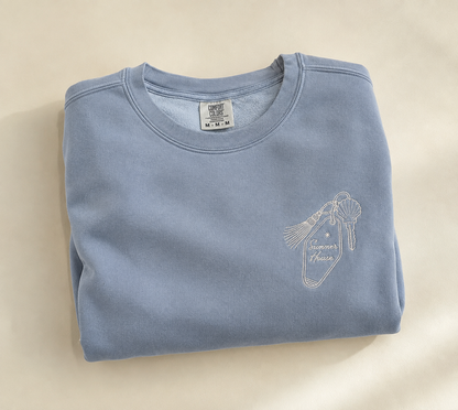 Summer House Embroidered Crewneck