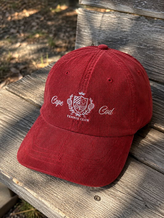 Cape Cod Tennis Club Embroidered Cord Cap
