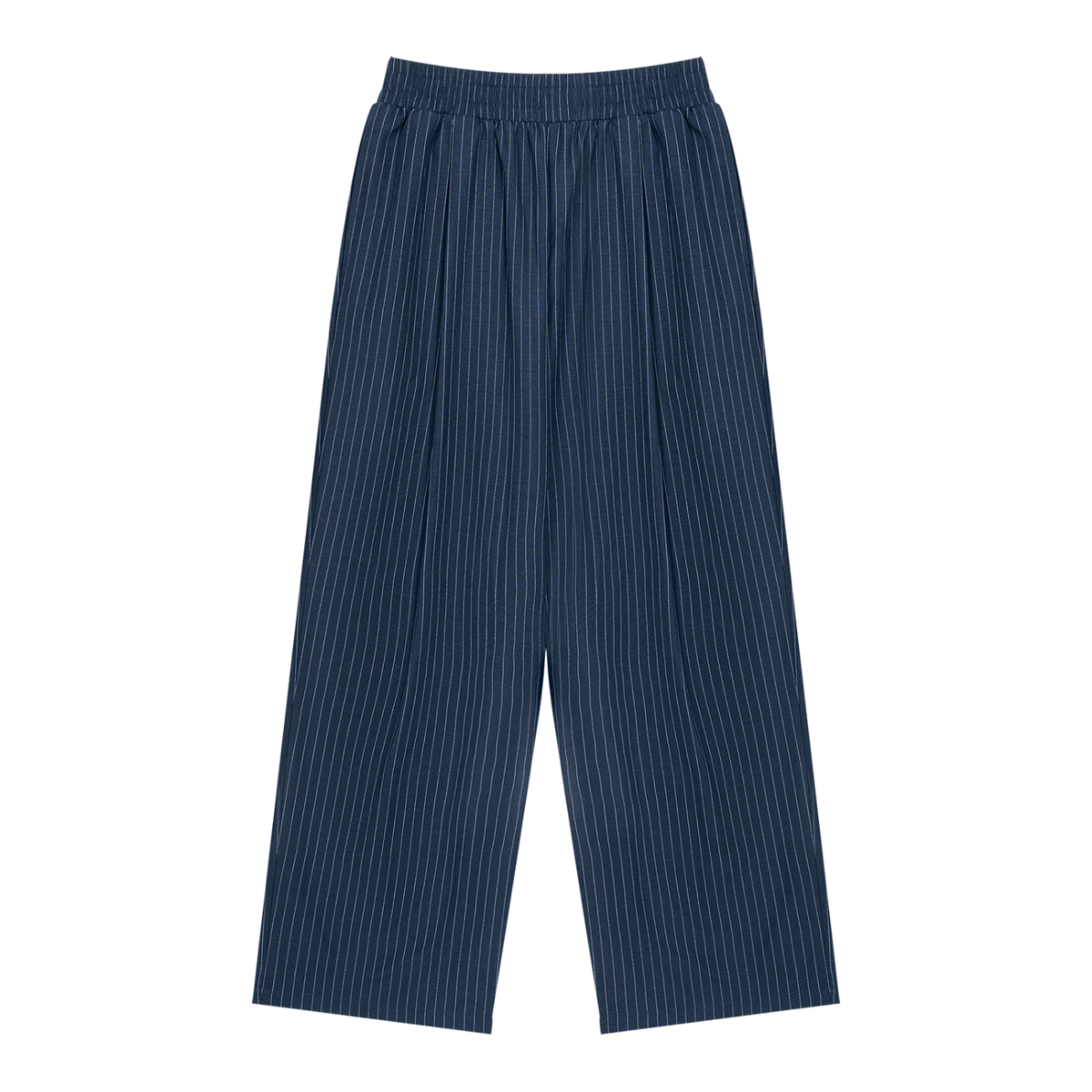 OST Navy Blue Pinstripe Relaxed Pant