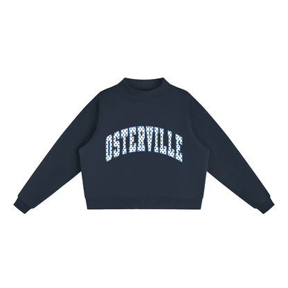 Osterville Polka Dot Mock Neck