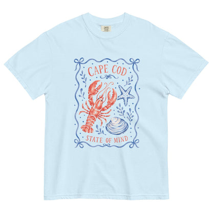 Cape Cod State of Mind Lobster Bow Tee