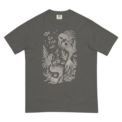 Go Fish Mermaid Tee, Cape Cod Tee, Comfort Colors