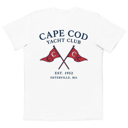 Cape Cod Yacht Club Comfort Colors Pocket Tee