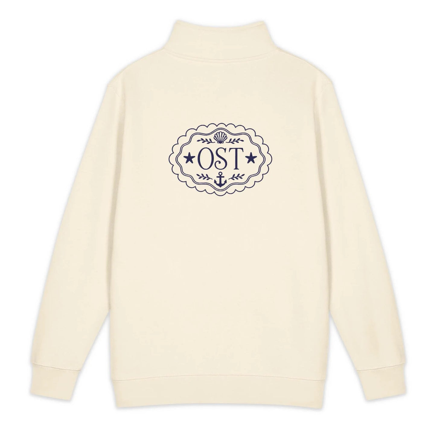 OST Osterville Cape Cod Embroidered Quarter-Zip Sweatshirt - Navy Embroidery