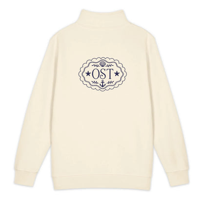 OST Osterville Cape Cod Embroidered Quarter-Zip Sweatshirt - Navy Embroidery