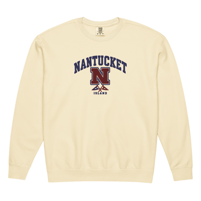 Collegiate Nantucket Embroidered Comfort Colors Crewneck