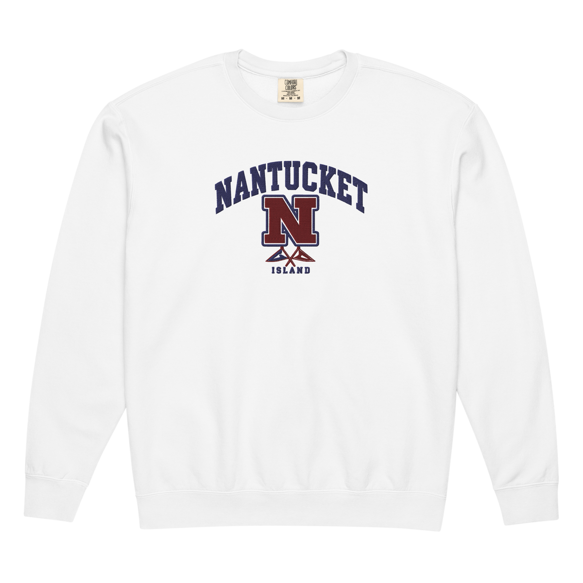 Collegiate Nantucket Embroidered Comfort Colors Crewneck