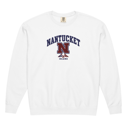 Collegiate Nantucket Embroidered Comfort Colors Crewneck