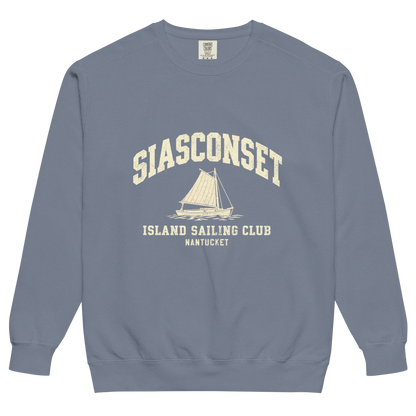 Siasconset Nantucket Comfort Colors Crewneck Sweatshirt
