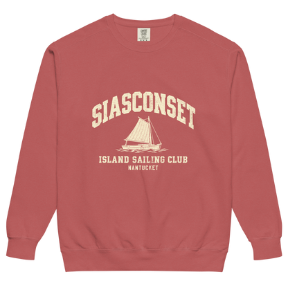 Siasconset Nantucket Comfort Colors Crewneck Sweatshirt