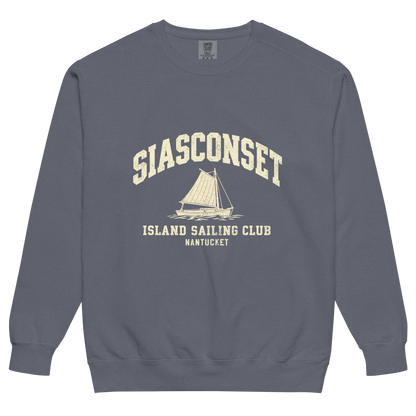Siasconset Nantucket Comfort Colors Crewneck Sweatshirt
