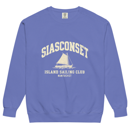 Siasconset Nantucket Comfort Colors Crewneck Sweatshirt