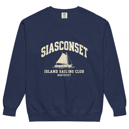 Siasconset Nantucket Comfort Colors Crewneck Sweatshirt